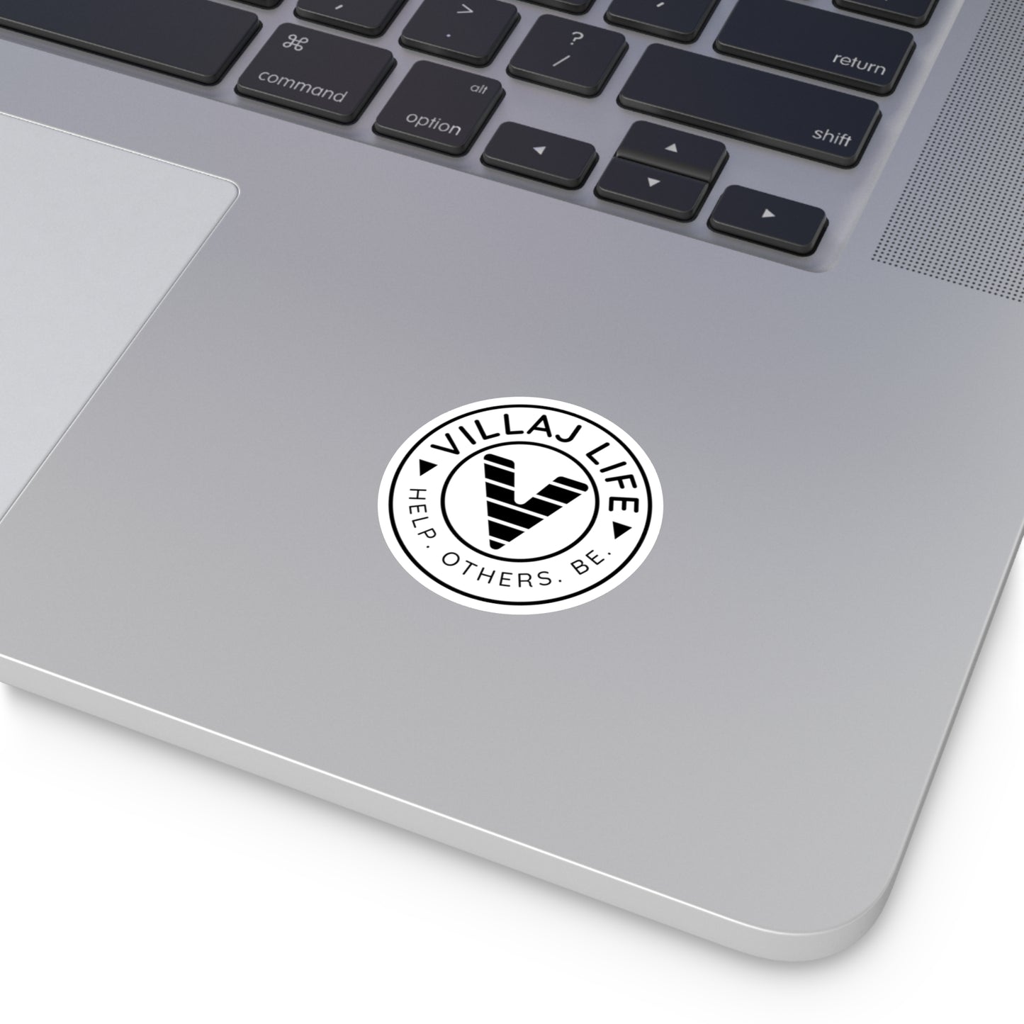 Villaj Life, Classic Logo Sticker, Indoor\Outdoor