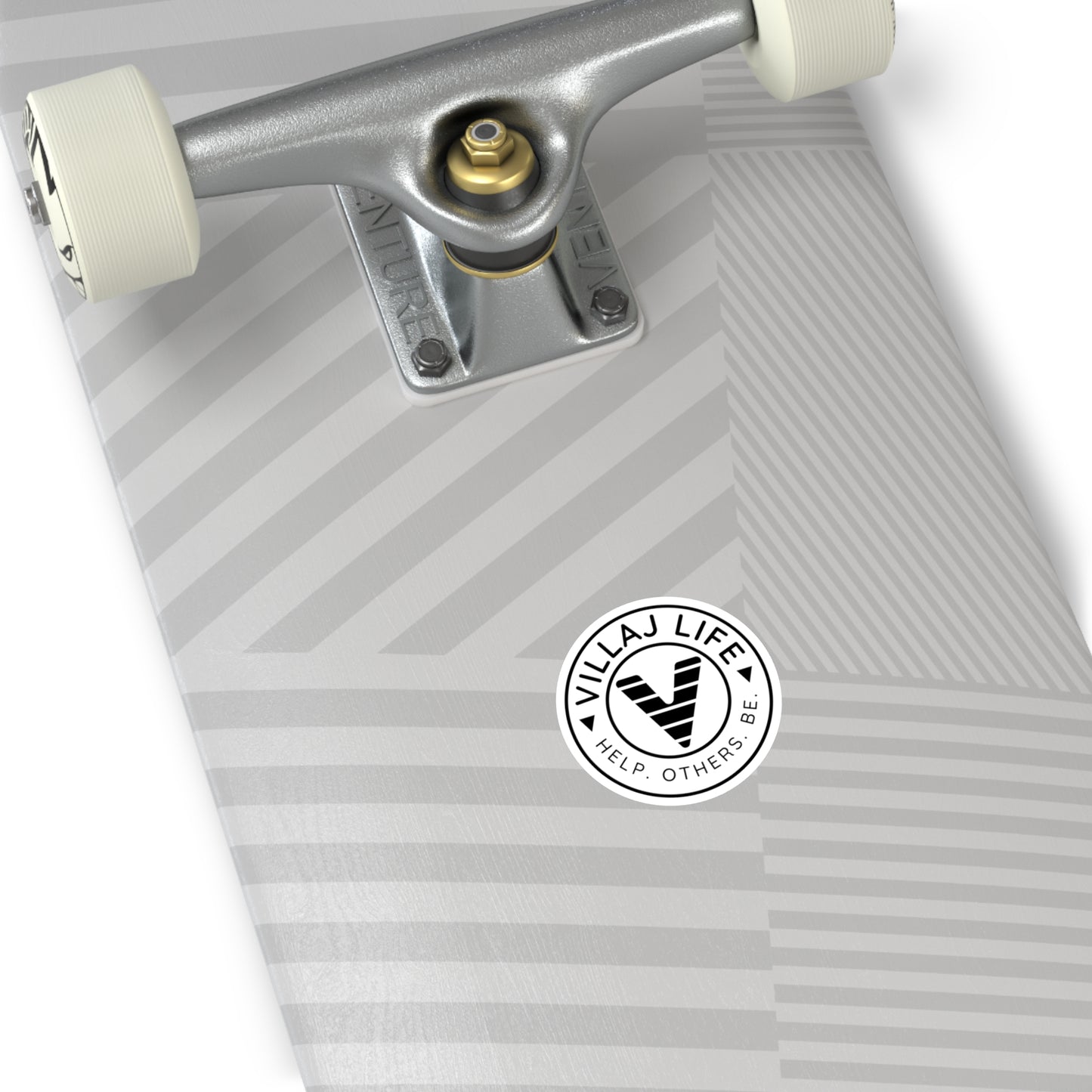 Villaj Life, Classic Logo Sticker, Indoor\Outdoor