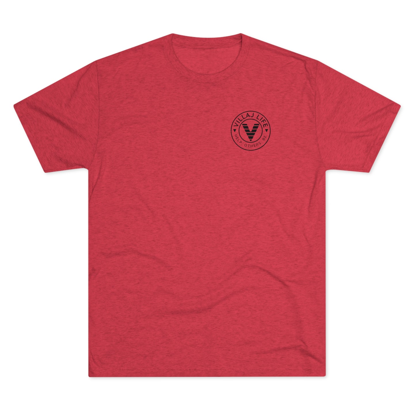 Villaj Life, Unisex Tri-Blend Crew Tee