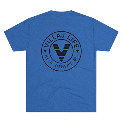 Villaj Life, Unisex Tri-Blend Crew Tee