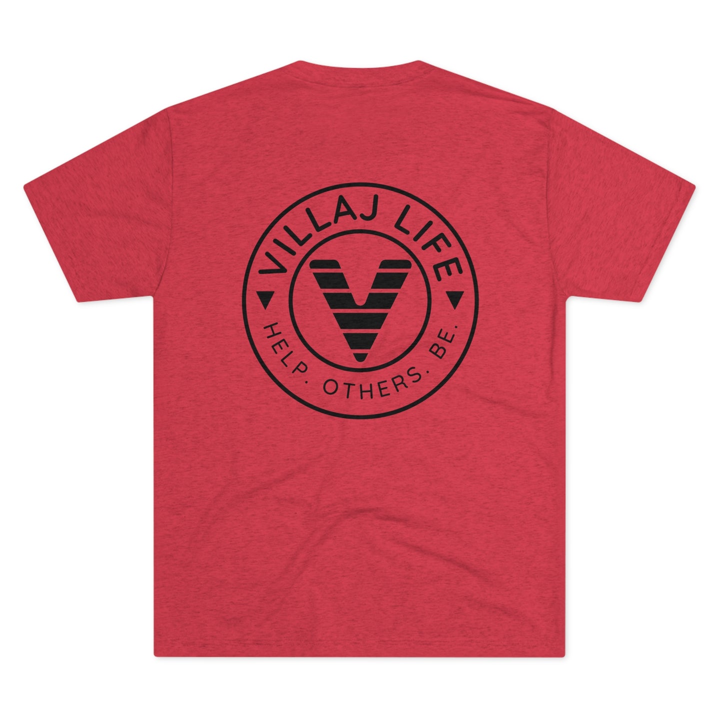 Villaj Life, Unisex Tri-Blend Crew Tee