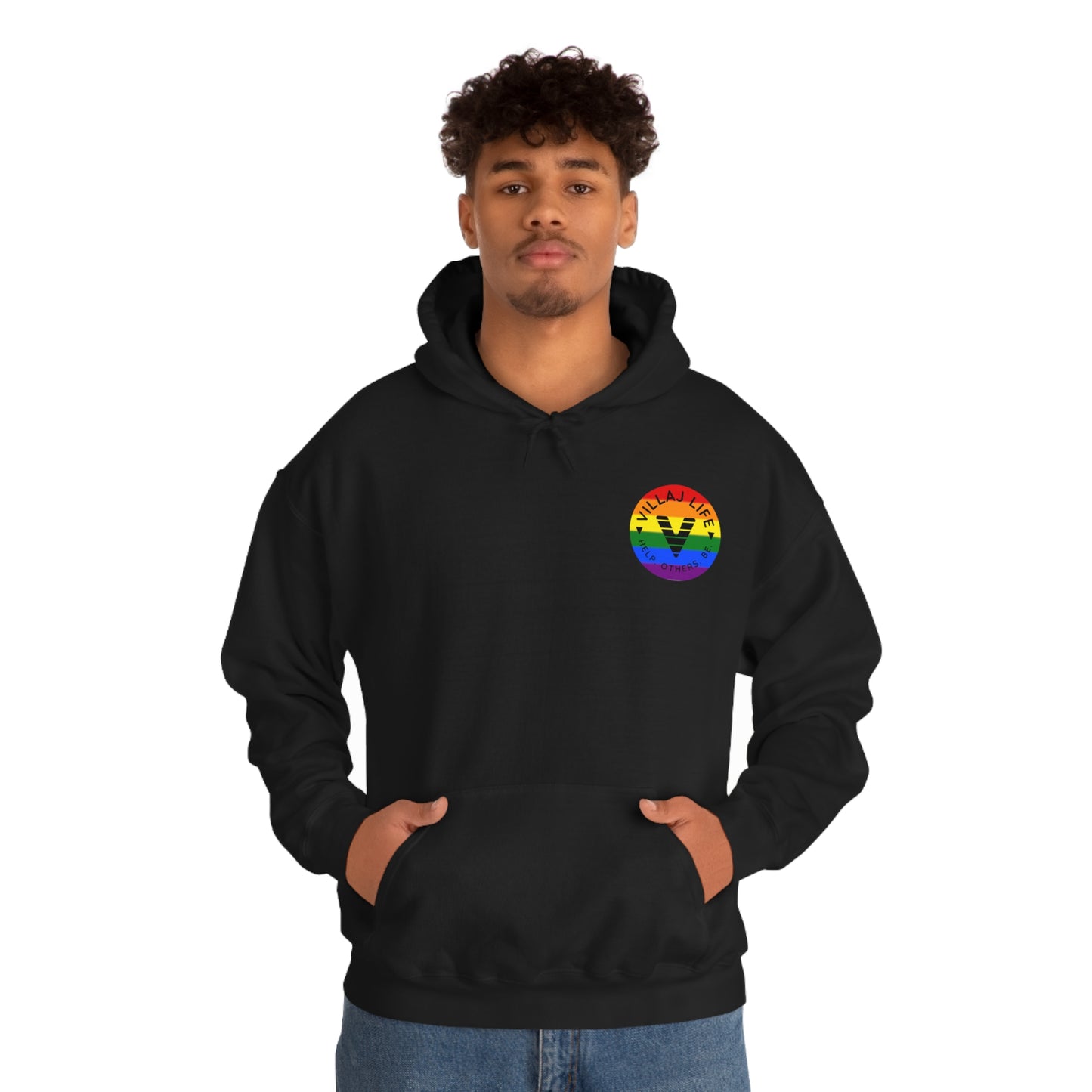 Villaj Life, Villaj Pride, Unisex Heavy Blend™ Hooded Sweatshirt