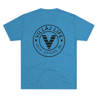 Villaj Life, Unisex Tri-Blend Crew Tee