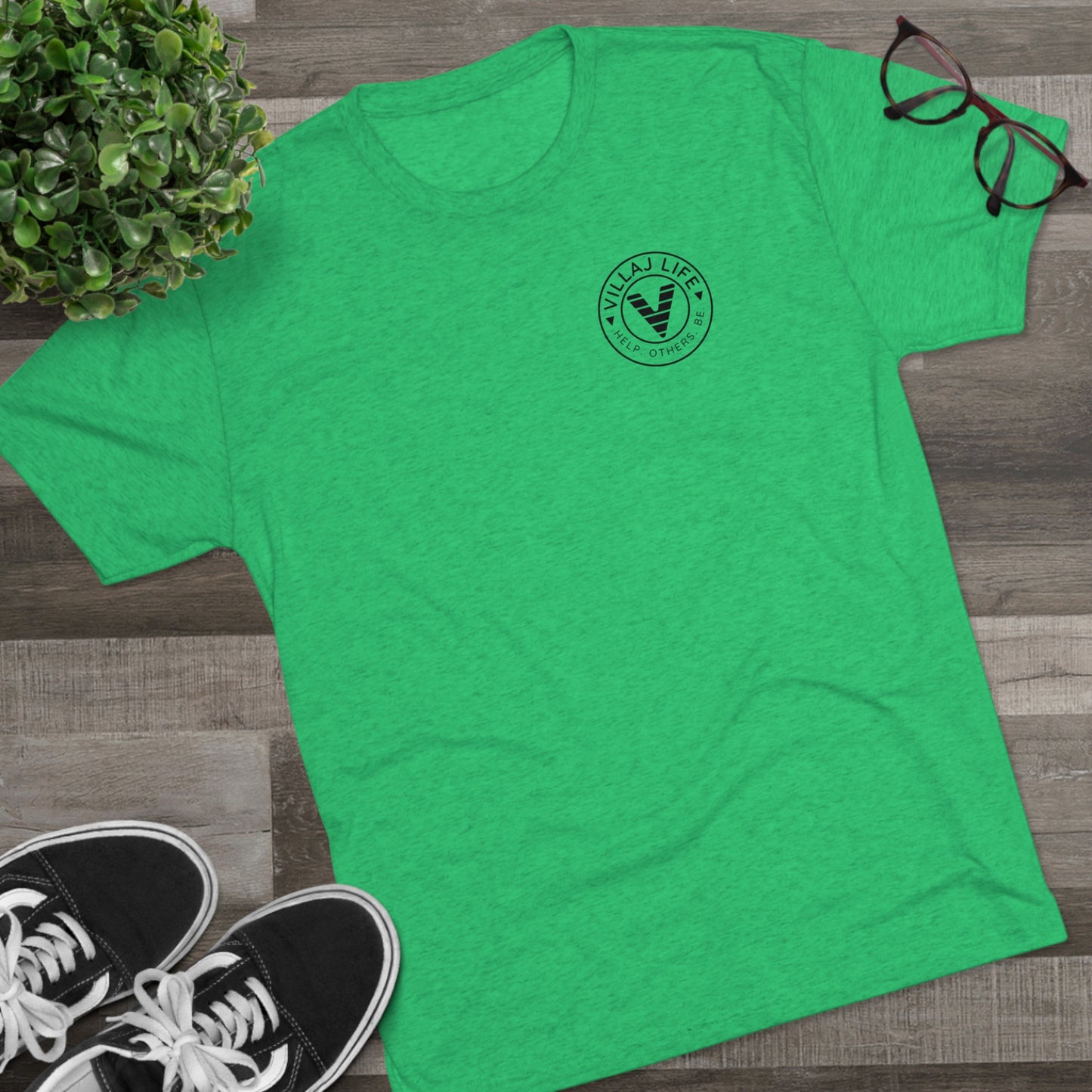 Villaj Life, Unisex Tri-Blend Crew Tee