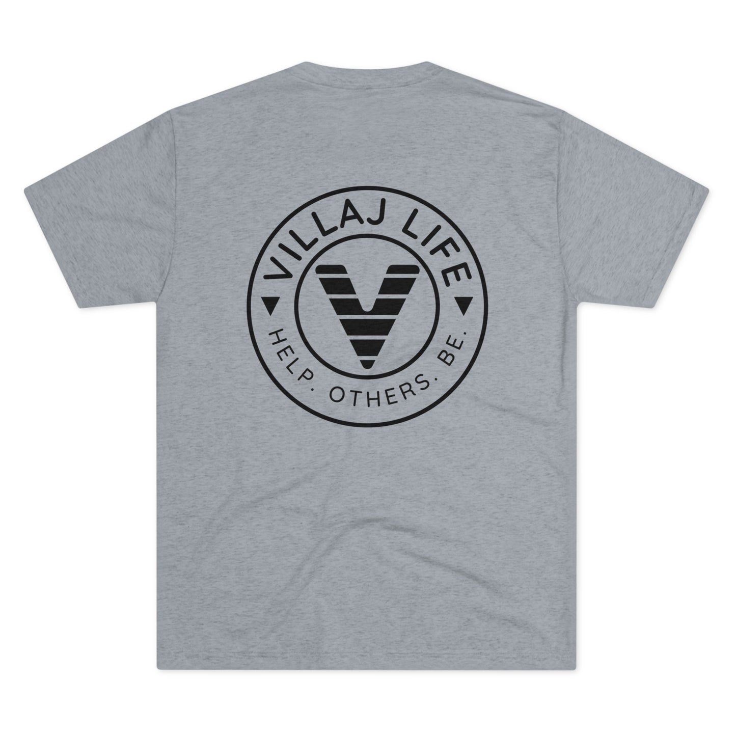 Villaj Life, Unisex Tri-Blend Crew Tee