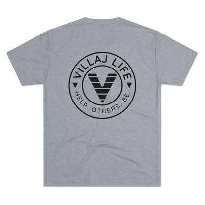 Villaj Life, Unisex Tri-Blend Crew Tee