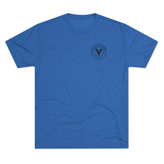 Villaj Life, Unisex Tri-Blend Crew Tee