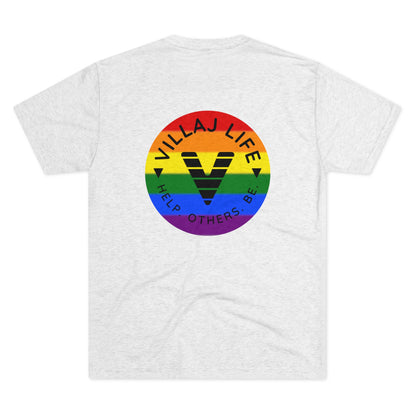 Villaj Life, Villaj Pride, Unisex Tri-Blend Crew Tee