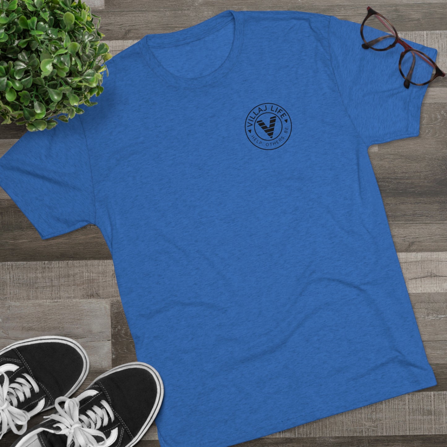 Villaj Life, Unisex Tri-Blend Crew Tee