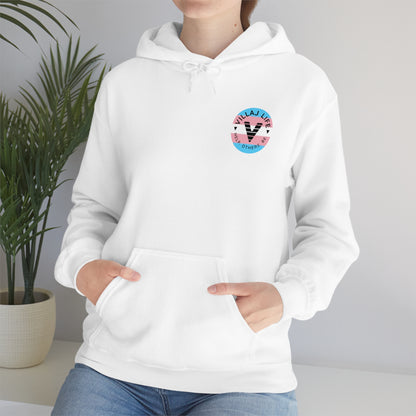 Villaj Life, Villaj Trans Pride, Unisex Heavy Blend™ Hooded Sweatshirt