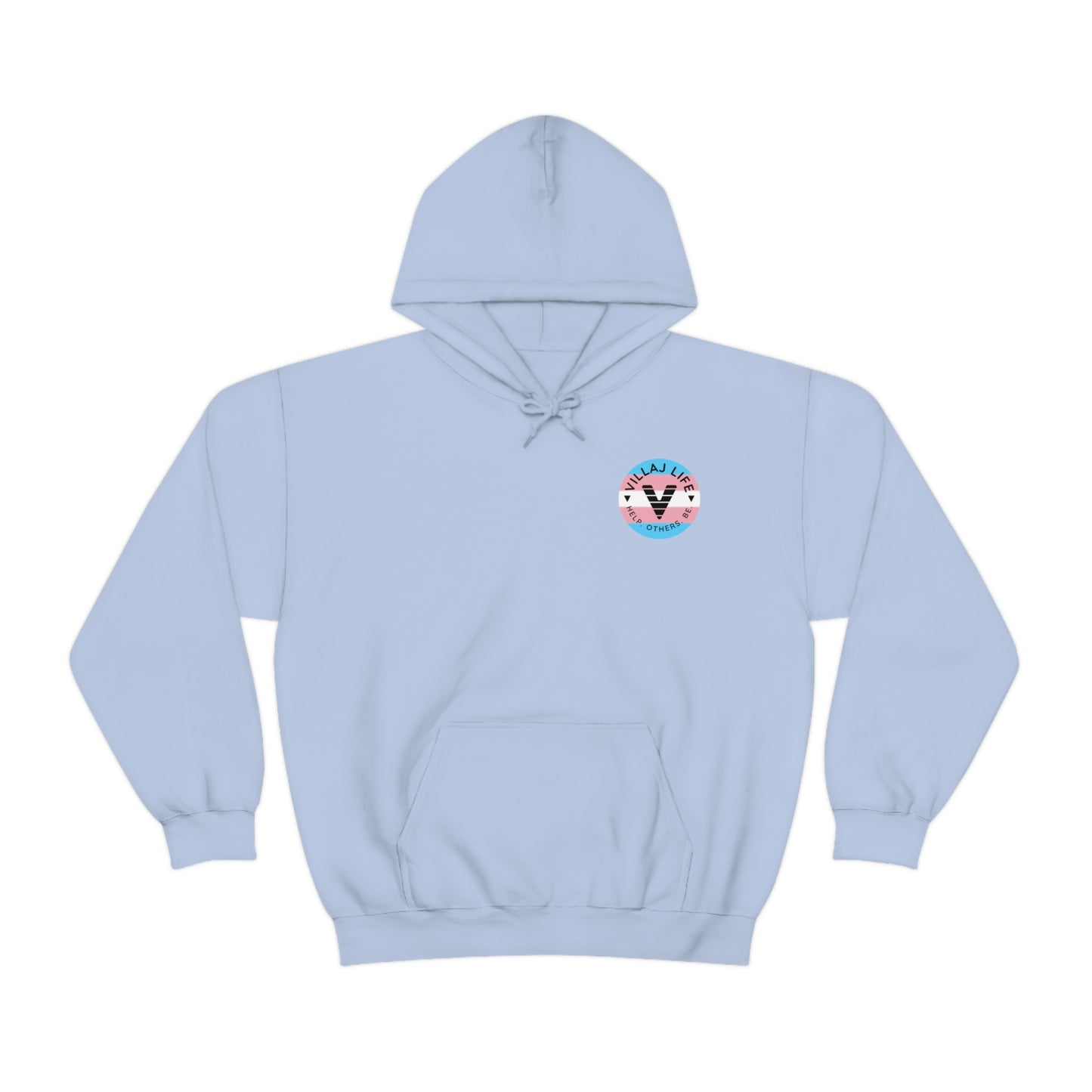 Villaj Life, Villaj Trans Pride, Unisex Heavy Blend™ Hooded Sweatshirt