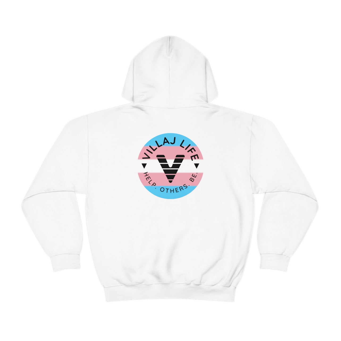 Villaj Life, Villaj Trans Pride, Unisex Heavy Blend™ Hooded Sweatshirt