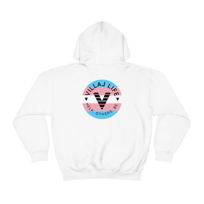 Villaj Life, Villaj Trans Pride, Unisex Heavy Blend™ Hooded Sweatshirt