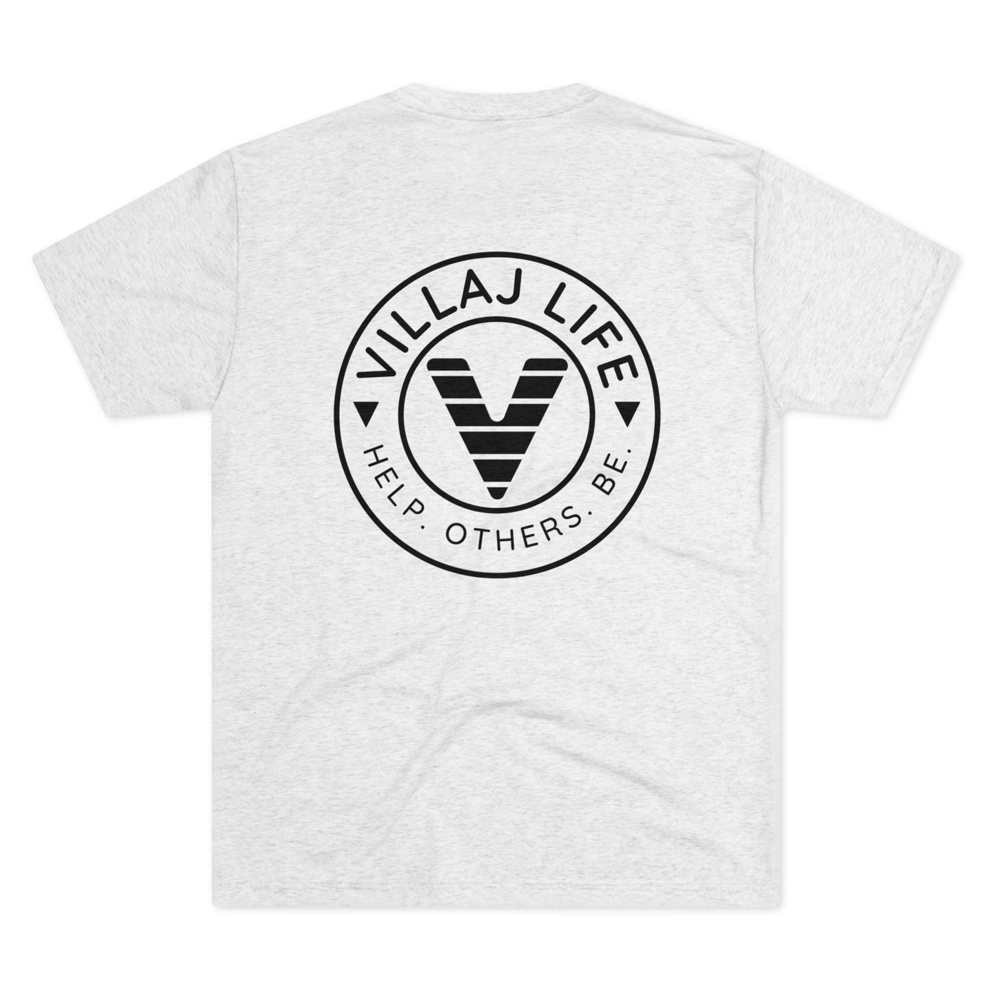 Villaj Life, Unisex Tri-Blend Crew Tee