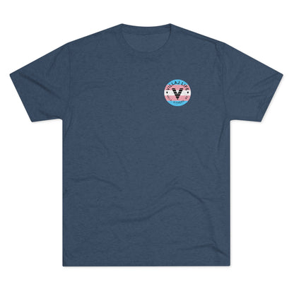 Villaj Life, Villaj Trans Pride, Unisex Tri-Blend Crew Tee