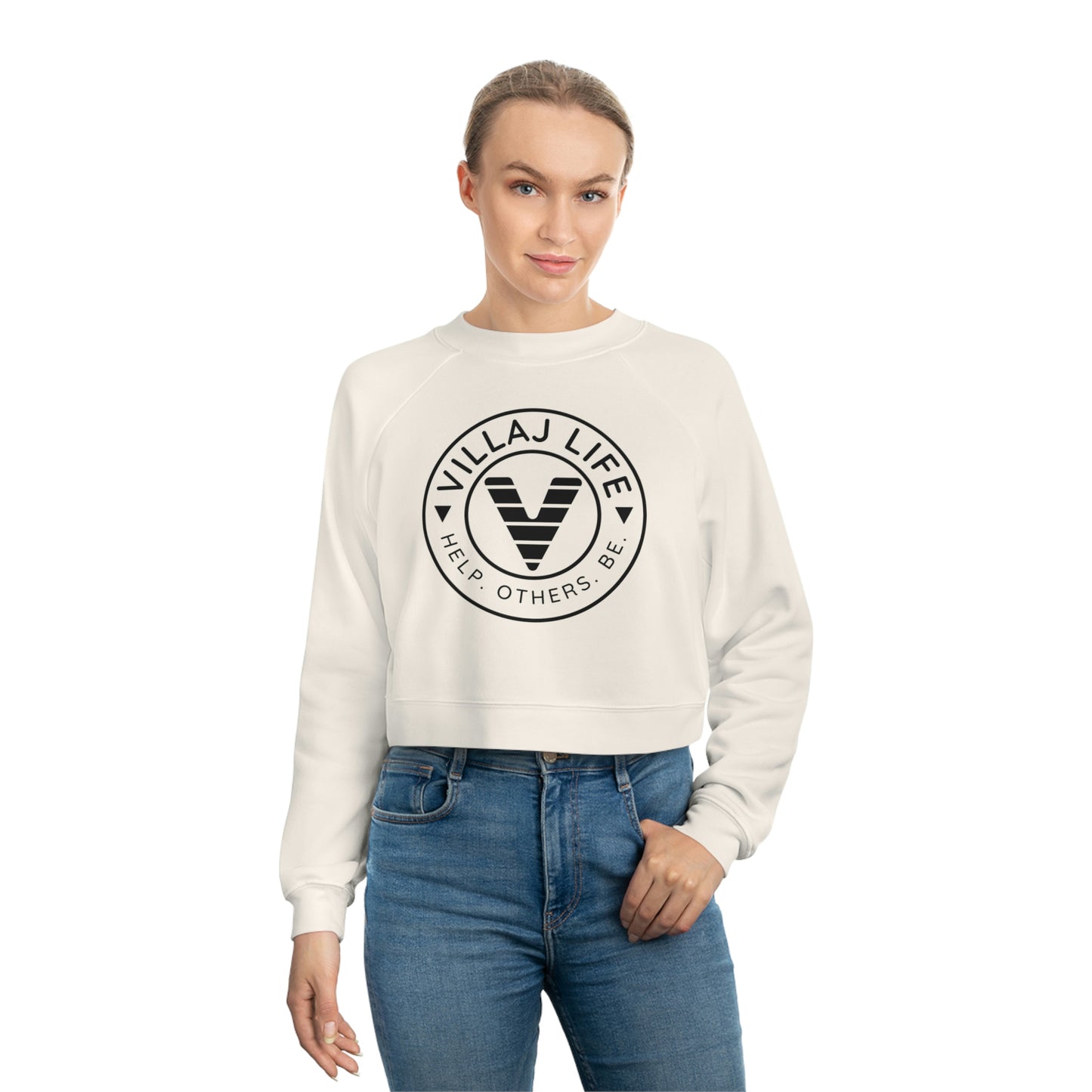 Villaj Life, Women's Cropped Fleece Pullover