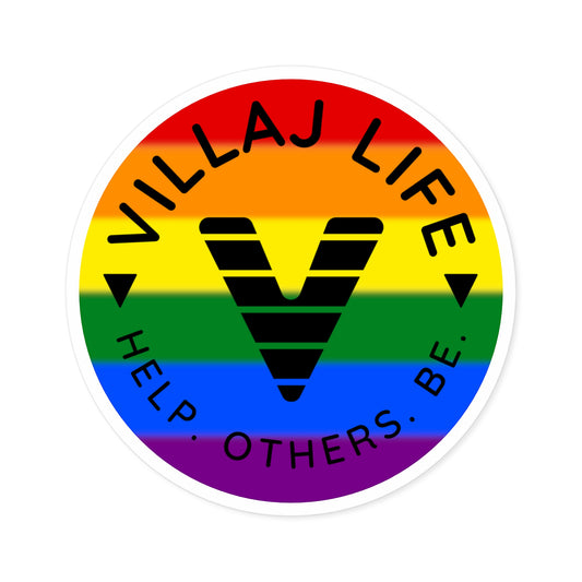 Villaj Life, LGBTQ+ Pride Sticker, Indoor\Outdoor