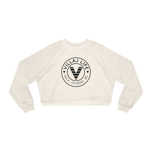 Villaj Life, Women's Cropped Fleece Pullover