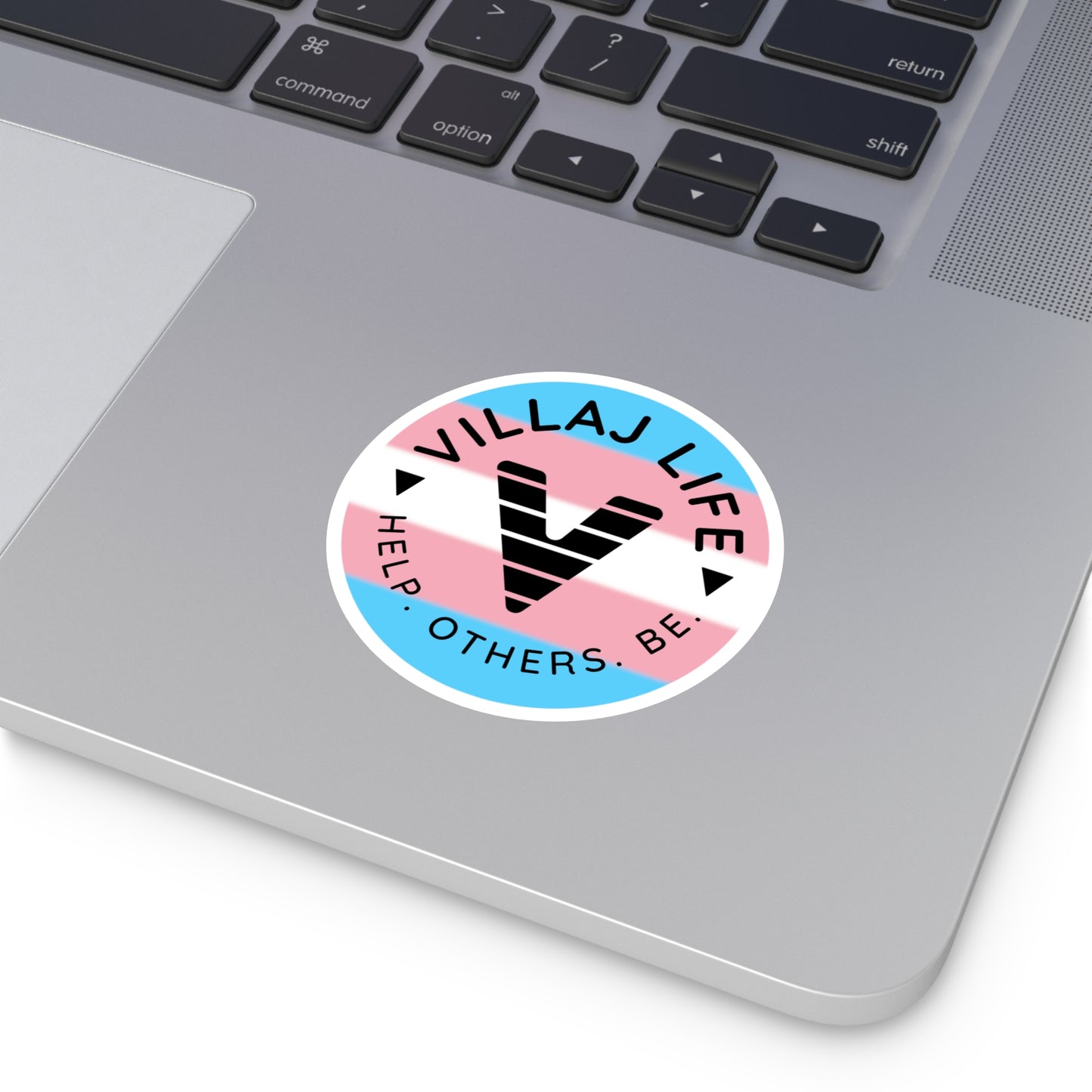 Villaj Life, Transgender Pride Sticker, Indoor\Outdoor